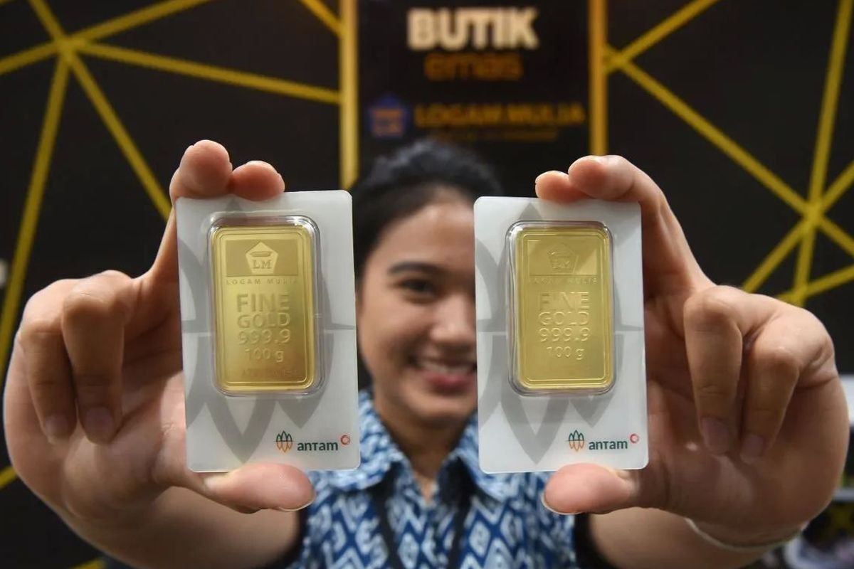 Kembali Turun, Berikut Harga Emas Antam Hari Ini